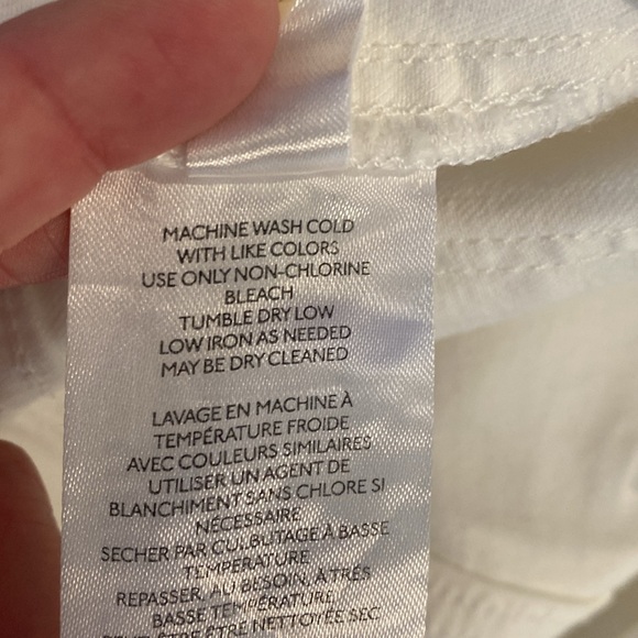 Pilcro and Letterpress (Anthropologie)  white high-rise bootcut jeans, size 31 - Picture 15 of 16